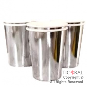 VASO POLIPAPEL PLATA 240CC X 8 UNIDADES